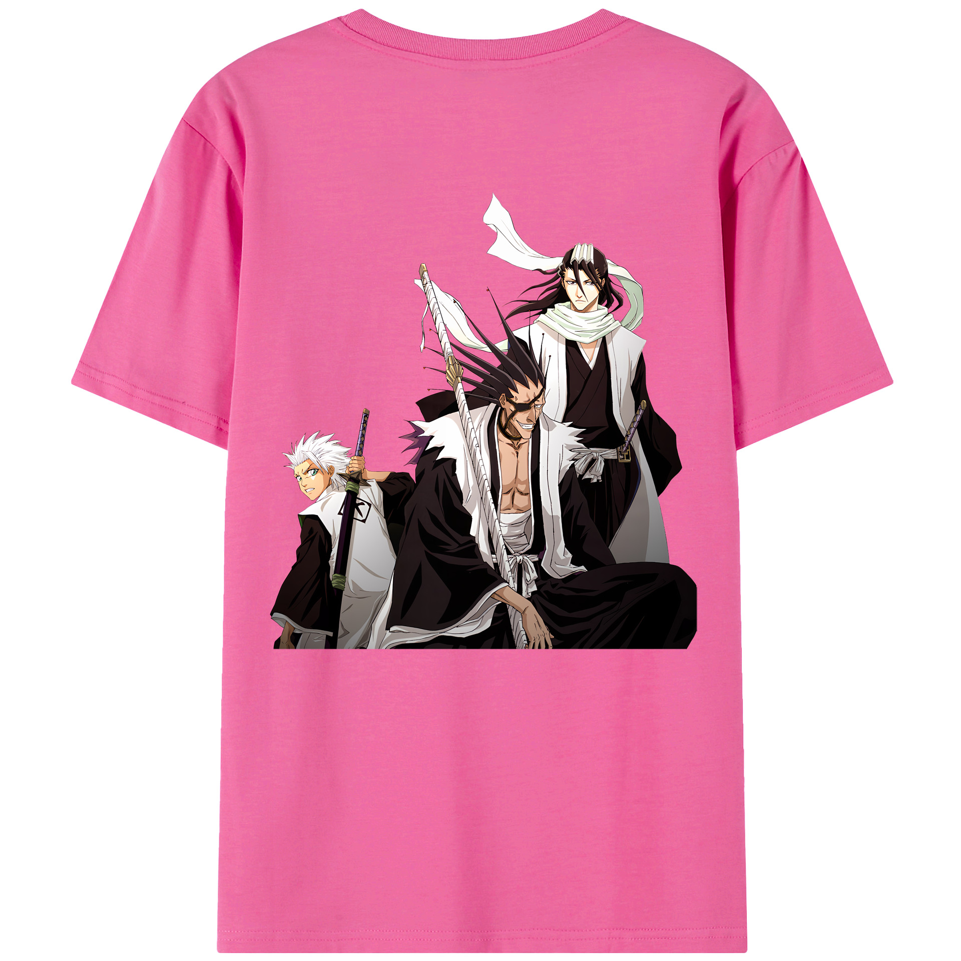 （画像用） ブリーチ ざらき けんぱち BLEACH Zaraki Kenpachi レディース半袖Tシャツ(バックプリント)